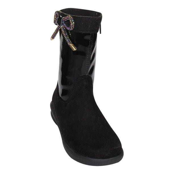 Bota ALTA LEON Niña NEGRO Gamuza 777