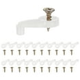 thumbnail image 1 of Uxcell 50 Clips de Retenue en Verre avec Vis Type Boule 4mm pour Armoire Translucide, 1 of 2