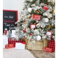 thumbnail image 3 of Collar de árbol de Navidad AuldHome Wicker Willow Natural 74 cm, 3 of 8