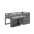 thumbnail image 2 of ACME Lit Mezzanine Simple avec Rangement Finition Grise, 2 of 7