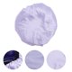 thumbnail image 3 of Gorro de Ducha Sólido Durable para Mujeres de Unique Bargains para Baño, Vacaciones, Hotel, Viaje, Satinado EVA Color Púrpura Claro, 3 of 3