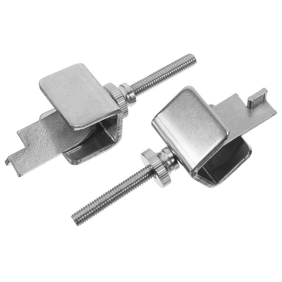 HERFIER 2pcs Safety Locks Secure Inside Door Locks Hotel Door Locks for Travelers 3.54x1.18x0.9in