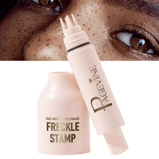 Tampon pour Fausses Taches de Rousseur, Stylo Liquide Amélioré pour Taches de Rousseur, Tampon Coussin d'Air pour Taches de Rousseur, Longue Tenue Imperméable et Séchage Rapide Marqueur de Tampon pour Taches de Rousseur Magique Réaliste pour Maquillage Naturel Ensoleillé,04 Espresso