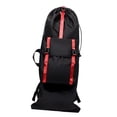 thumbnail image 1 of Mochila para patineta, longboard, bolsa de transporte, multifunción, portátil, con correas ajustables, mochila de viaje, bolsa para patineta para Rojo, 1 of 8