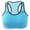 Blue, variant on Herrnalise Women’s Seamless bras Women Sexy Wire Free Mesh Sports Underwear Yoga Running Quick Drying Vest Bra