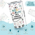 thumbnail image 5 of Medical Assistant Gifts for Women MA Appreciation Gift Medical Assistant Week Gifts for MA on Birthday and Christmas Stainless Steel Tumbler 20oz, 5 of 6