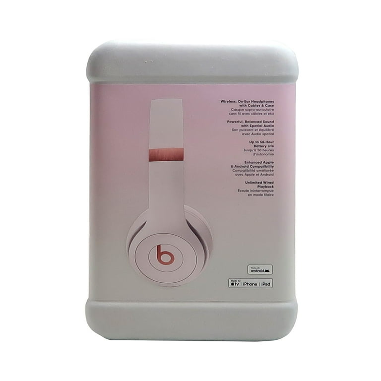 Beats_Solo 4 Wireless On-Ear Headphones (Cloud Pink)