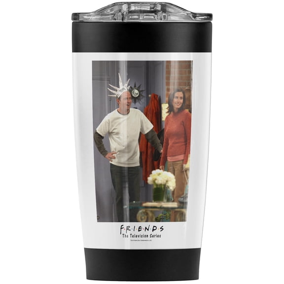 Friends Liberty Stainless Steel Tumbler 20 oz Coffee Travel Mug/Cup, Vacuum Insulated & Double Wall with Leakproof Sliding Lid | Great for Hot Drinks and Cold Beverages