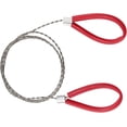 thumbnail image 4 of HUGFEGWE 4 Pcs PVC Pipe Cable Saw Stainless Steel Wire Saw Portable String Rope Saw Survival Wire Saw for Hiking Camping Hunting, Red & Black, 23.62 Inch UA824-12947, 4 of 5