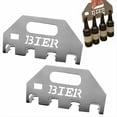 thumbnail image 1 of Abridor de de Cerveza Cuádruple y Portabotellas de Cerveza. Abre 4 con un Solo Toque y Asa para Acampar (2 Unidades)., 1 of 5