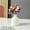 2-15X11X5cm, variant on Imitation Ceramic Plastic Vase Simple Nordic Pattern Flower Arrangement Vase Home Desktop Decor Vases Centerpieces