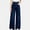 Blue, variant on HAOTAGS Girls Wide Leg Jeans (5-15) Leisure Wide Leg Full Length Jeans Blue Size 12