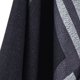 thumbnail image 5 of Capas de mujer, ropa de otoño estilo capa, cárdigan de lana de búfalo bohemio abierto al frente, suéter de capa a cuadros de gran tamaño con flecos, negro - Rayas, 5 of 5