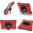 thumbnail image 4 of Case for iPad 6th 5th Generation 9.7 inch 2018 2017 / iPad Pro 9.7 / iPad Air 2 Protective Cover with 360° Rotating Stand, Hand/Shoulder Strap, Pencil Holder, 4 of 7