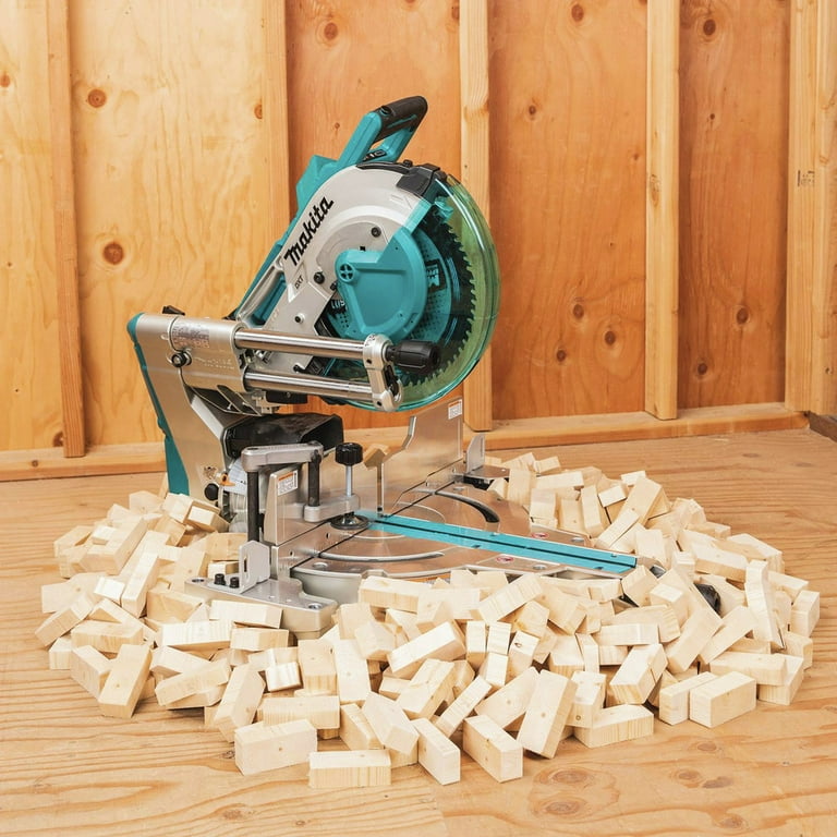 Makita XSL08Z 18V X2 LXT Lithium Ion 36V Brushless Cordless 12 in. Dual Bevel Sliding Compound Miter Saw with AWS and Laser Tool Only Walmart