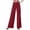Red, variant on GJSYRH Womens High Waisted Cropped Wide Leg Stretchy Straight Pants Trousers with Pockets