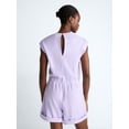 thumbnail image 3 of Scoop Women's and Women's Plus Scubaknit Crewneck Romper, Sizes XS-4X, 3 of 5