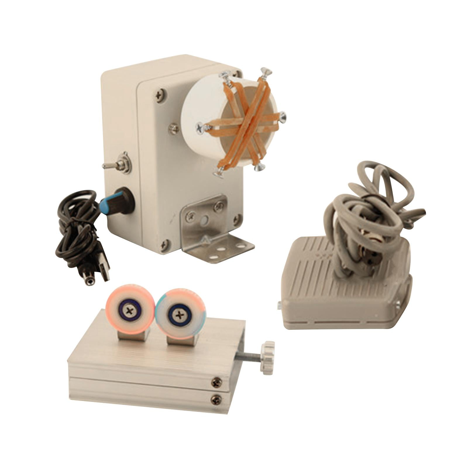 yotijay DIY Winding Machine ing Tools Portable Easy to Use Rod Wrapping Fittings Pedal alloy stand
