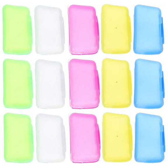 FRCOLOR 20pcs Toothbrush Head Covers Toothbrush Caps Brush Protectors For Electric Toothbrush Household Travel Bathroom School Business