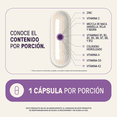 thumbnail image 3 of LIFE 360+ All Woman 360 Cápsulas Colágeno Hidrolizado Vitamina E Biotina Vitamina C Vitamina D Vitamina B12 Ácido Fólico Maca WOMENS MULTI 360 Cápsulas, 3 of 8