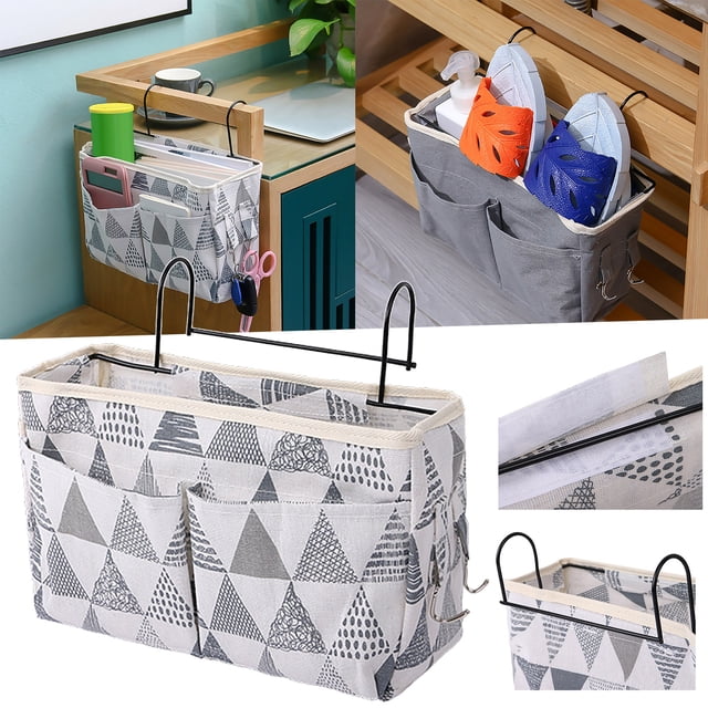 Dormitory Storage Bedside Hanging Student Dorm Room Storage Bag Home Linen Fabric Bedside Storage Storage Hanging Clothes Storage under Bed Clothes Storage Containers Closet Bags