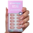 thumbnail image 1 of Pantalones cortos BtartBox Pink Cat Eye Almond de Press On Nails para mujer, 1 of 8