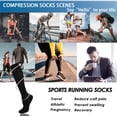 thumbnail image 5 of CALHNNA Compression Socks for Men & Women, 6 Pairs, S-M, 5 of 5