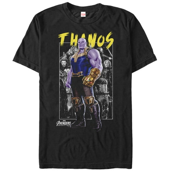 Men's Marvel Avengers: Infinity War Mad Titan  Graphic Tee Black 3X Large