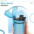 thumbnail image 2 of Botella de agua Opard Peak de plástico Tritan sin BPA, 600 ml, 2 of 7