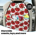 thumbnail image 4 of Goofa Hand Drawn Tomatoes Pattern Car Back Seat Protector for Kids (2 Pack) ,Anti-kick Storage Mat for Car Seats,Shields from Footprints, 4 of 6