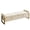 PU Beige, variant on BaseBeauty 67" Storage Bench for King Size Bed, Double Lids Storage Bench for Bedroom, PU End of Bed Bench with Golden Legs, Beige