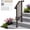 Bronze, variant on JOYMOR Handrails for Outdoor Steps,  Wrought Iron Hand Rail Stair Railing Kit, Stair Handrail Fits 1 to 5 Steps, 1 to 2 Steps