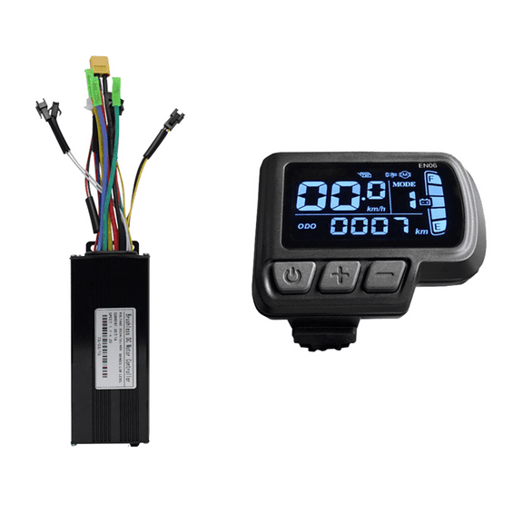 Ebike Motor Controller LCD LED Display 36V 48V 30A 750W 1000W 2 Model Electric Bicycle pwm25
