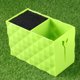 thumbnail image 2 of Estuche para tijeras de peluquería con doble ranura, caja de almacenamiento para pinzas de pelo y tijeras de peluquería (verde), 2 of 7