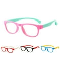 thumbnail image 2 of Kids Anti Blue Rays Glasses Light Blocking Eyeglasses Computer Phone Anti UV Flat Goggles, C6 Red Frame, 2 of 8