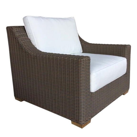 Padmas Plantation OL-NAU01 34 x 37 x 37 in. Nautilus Outdoor Lounge Chair - Kubu Grey