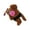 Brown, variant on Fashion Keyring Plush Dolls Cartoon Key Holder Funny Sausage Mouth Dolls for Creative Youthful Adults and Collectors