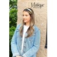 thumbnail image 3 of Motique Accessories 1 inch Satin Hard Headband (Champagne), 3 of 5