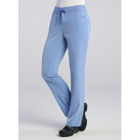 

Pure Soft Women s Modern Zip Hem Yoga Scrub Pant