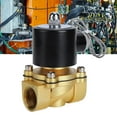 thumbnail image 2 of Peahefy Électrovanne, Valve d'Air d'Eau Normalement Fermée, Électrovanne Électrique en Laiton Réponse Sensible Valve d'Air Normalement Collée pour Équipement d'Automatisation, 2 of 8