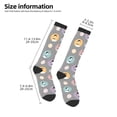 thumbnail image 5 of Easygdp Cute Geese Soccer Socks Sport Knee High Socks Calf Compression Athletic Socks for Men and Women, 5 of 9