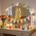 thumbnail image 6 of Easter Bunny String Lights, 7.21ft/220cm Battery Operated Fairy Lights with Fluffy Animal Decor, Warm LED for Home Patio Party Spring Decorations, 6 of 9