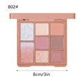 TIIFSWHS 8 Colors Eyeshadow Palettes Glitter Pearly Mattes Lazy