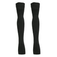 thumbnail image 2 of Open Toe Compression Socks Class II Black 23 To 32mmHg Lightweight Comfortable Elastic Support Stockings for Women L, 2 of 14