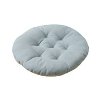 Cinvoph 12" Solid Color Velvet Seating Cushions Non-Slip Thickened Chair Cushion Luxurious Washable Seat Pad, Soft Cozy for Kitchen Home Office Decor, Gray