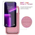 thumbnail image 4 of Diverbox for iPhone 13 Pro Case [Shockproof] [Dropproof] [Tempered Glass Screen + Camera Lens Protector],Heavy Duty Protection Phone Case Cover for Apple iPhone 13 Pro (Pink), 4 of 7