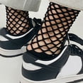 thumbnail image 6 of Aellinatey JK Style Hollow Mesh Socks Breathable Mid Tube Socks Sexy Women Fishnet Socks, 6 of 20