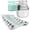 Mint, variant on Magnetic Measuring Cups And Spoons Set-heavy Duty 304 Stainless Steel Double Measurement Markings Set Of 16 With Leveler For Measure Dry Liquid Ingredients