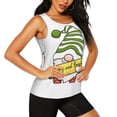 thumbnail image 2 of KLL Christmas Gnomes Print Womens Tank Top Sleeveless Workout Tops Athletic Running Shirts Yoga Gym Clothes-XX-Large, 2 of 7