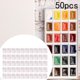 thumbnail image 1 of 50X Panes de pintura de acuarela vacías 2 ml Accesorios para principiantes para pinturas acrílicas Viajes multipropósito de acuarela Half, 1 of 8